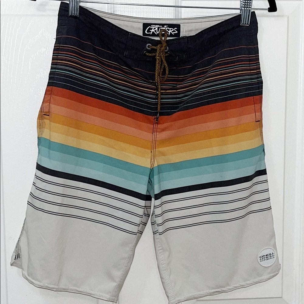 ONeill Cruzers Mens Board Shorts tangerine Orange Swimming Trunks Stretch